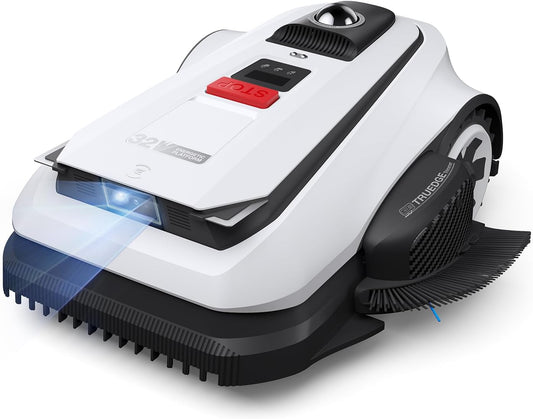 Goat A2000 Lidar PRO Robotic Lawn Mower for up to 1/2 Acre, Wire-Free with Dual-Lidar Auto Mapping, Built-In Truedge Edge Trimmer, AIVI 3D Obstacle Avoidance, Smart App Control